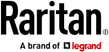 Raritan company logo for data centre management and power distribution solutions