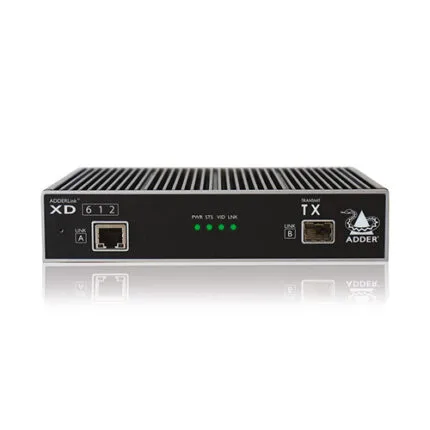 Adder Adder AdderLink XD Single HD/MST Dual HD Extender Pair with UK Mains Cables (XD612P-DP) (XD612P-DP) — A high-resolution single or dual-head KVM extender. High-definition video, USB 2.0 and audio