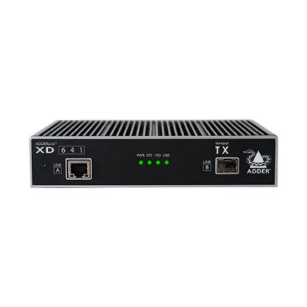 Adder Adder AdderLink XD Standard Single 4K Displayport Extender Pair with UK Mains Cables (XD641P-DP) (XD641P-DP) — A high-resolution single-head KVM extender. Ultra high-definition 4K60 video, USB 2