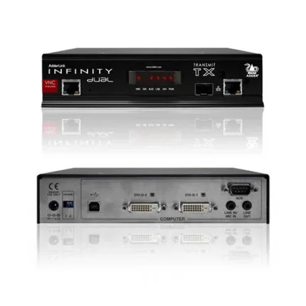Adder Adder AdderLink INFINITY ALIF2112T-RED (ALIF2112T-RED) — AdderLink Infinity Dual with VNC. TRANSMITTER with PSU-RPS-5V
