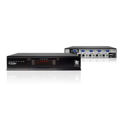Adder Adder ADDERView 4 PRO VGA Video & Peripheral Switch (One Video Head) (AVPRO-VGA-UK) (AV4PRO-VGA) — ADDER AV4PRO-VGA Key Features Control Four Computers with One Mouse Supports One Video Head per