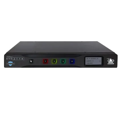 Adder Adder ADDERView Secure Multi-Viewer (4-port) (AVS-2114) (AVS-2114) — AdderView Secure 4-port DVI-D 2K/60 SINGLE HEAD