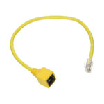 Raritan CRLVR-1-5PK (CRLVR-1-5PK) — Package of 5 CRLVR-1 (1′) serial rollover Cat5 adapter cables (RJ-45 Male to RJ-45 Female) – for…