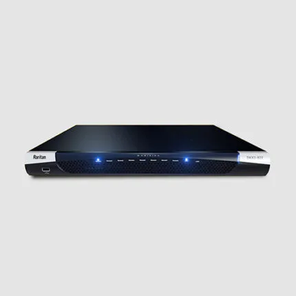 Raritan DKX3-808 (DKX3-808) — 8-port KVM-over-IP switch, 8 remote users, DVI local port, virtual media, dual power. For…