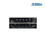 4-Port 4K60 HDMI KVM Multiview Switch, Quad/PIP/PBP