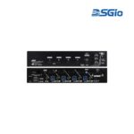 4-Port 4K60 DisplayPort KVM Multiview Switch, Quad/PIP/PBP