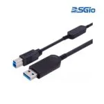 USB 3.0 10Gbps Type-A to Type-B Active Optical Cable
