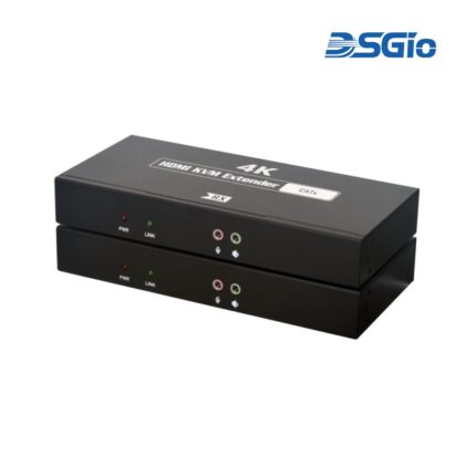 4K30 Single Head HDMI IP KVM Extender over CATx With Local Out