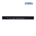 1U Rackmount KVM Switch over CATx, 1-User 8-Port