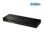 1U Rackmount KVM Switch over CATx, 1-User 16-Port