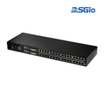 1U Rackmount KVM Switch over CATx, 2-User 32-Port