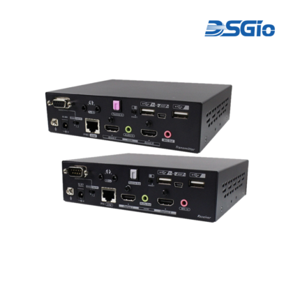 1080P Dual Head HDMI KVM Extender over Single CATx