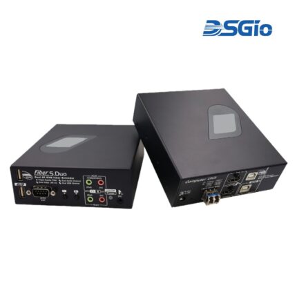 4K30 Dual Head HDMI KVM Extender, Single SM Fiber, 20Km