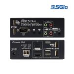 4K30 Dual Head HDMI KVM Extender, Single SM Fiber, 20Km