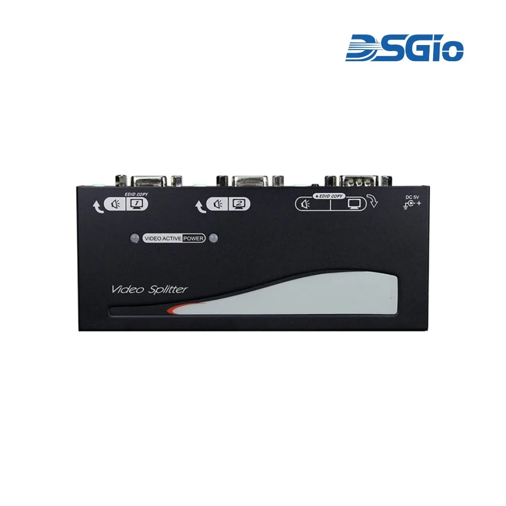 VGA Video Splitter 1-In 2-Out with Audio & EDID Management