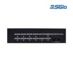 10-Port KM Switch with USB HID, Mouse Roaming
