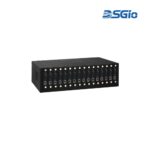 16-Slot Media Converter Chassis with Redundant PSU