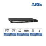 L2+ Managed PoE Switch, 48x GbE PoE RJ45 + 4x 10GbE SFP+