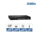 L2+ PoE Switch Unmanaged, 8x GbE PoE + 2x 10GbE SFP+