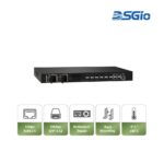 L2+ Managed Switch, 12x 10GbE SFP+ + 4x 1GbE RJ45, Redundant PSU