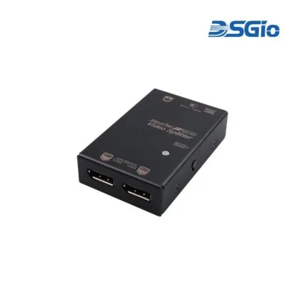 4K60 DisplayPort Splitter 1-In 2-Out with MST
