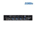 4-Port 4K60 DisplayPort KVM Switch with Seamless Switching, Scaler