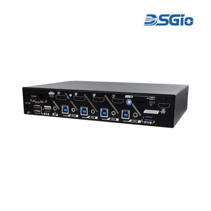 4-Port HDMI 2.0 KVM Switch with Seamless Switching, Scaler