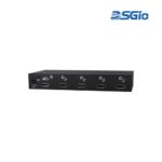 4-Port 8K DisplayPort 1.4 Video Switch with Serial, IR, Push Button