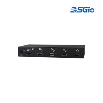 4-Port 8K DisplayPort 1.4 Video Switch with Serial, IR, Push Button