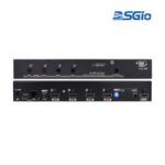 4-Port 4K60 HDMI 2.0 Video Switch with EDID, Serial, IR