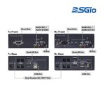 4K30 Dual Head DP KVM Extender, Dual Duplex SC, MMF, 1Km