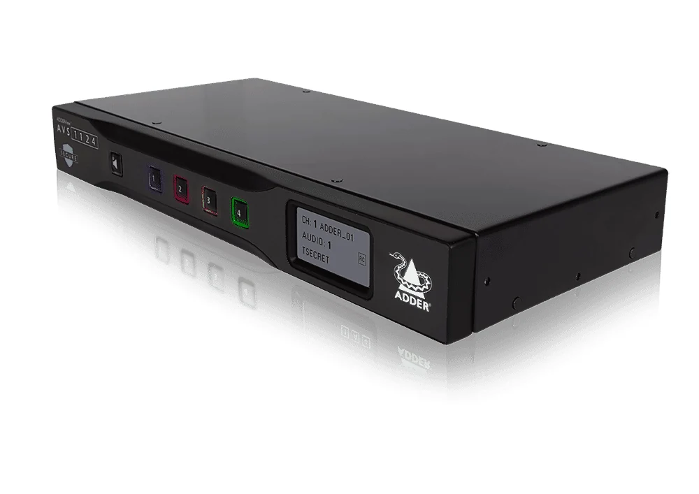 Adder AVS-1124 secure multi-viewer KVM