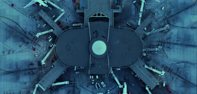 Air traffic control operations at an airport